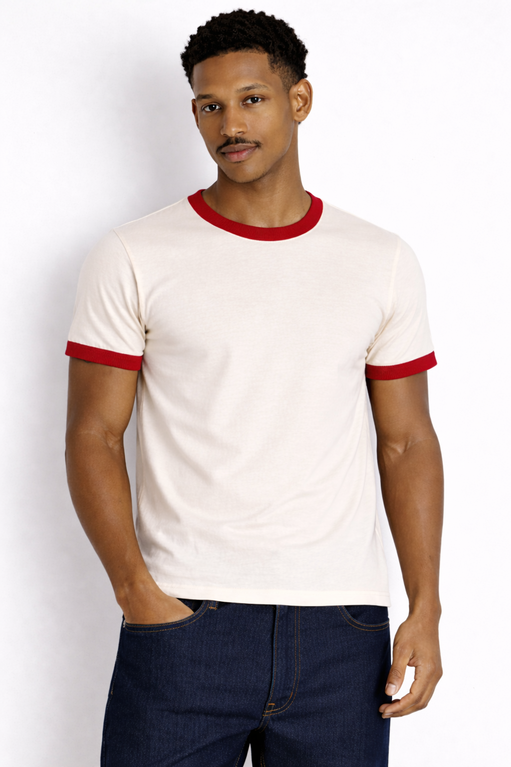 Rogue Muscle Ringer Tee | Blood Red