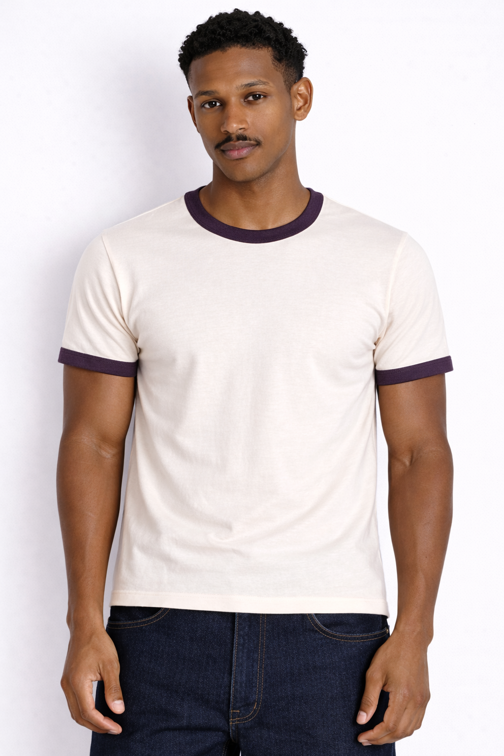 Rogue Muscle Ringer Tee | Dark Purple