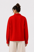 Breeze Summer Shirt : Blood Red