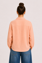 Breeze Summer Shirt : Peach