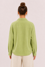 Breeze Summer Shirt : Sage Green