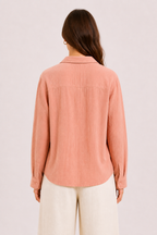 Breeze Summer Shirt : Blush Pink