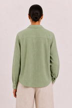 Breeze Summer Shirt : Pistachio Green