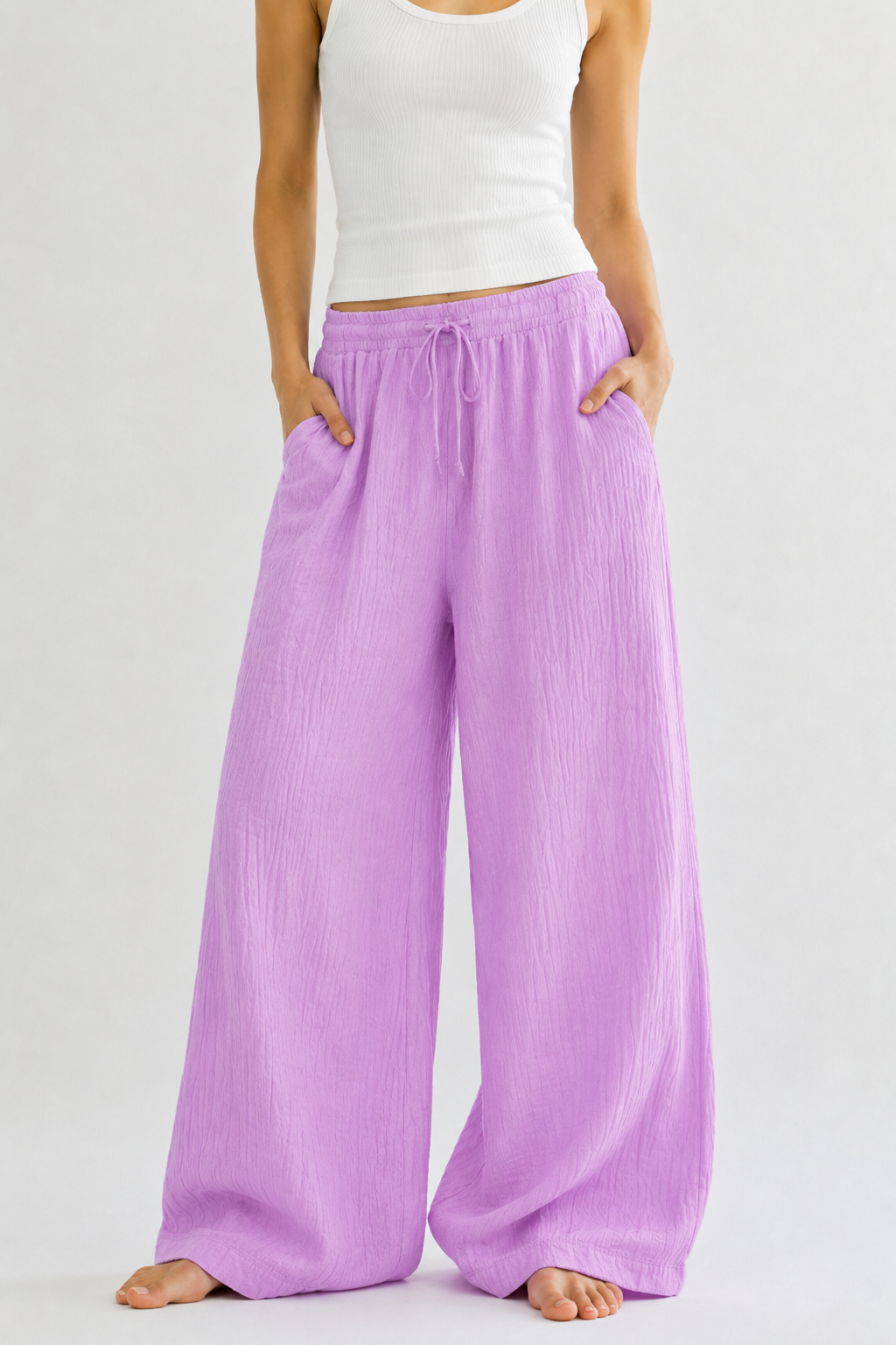 Breeze Summer Pants : Lavender