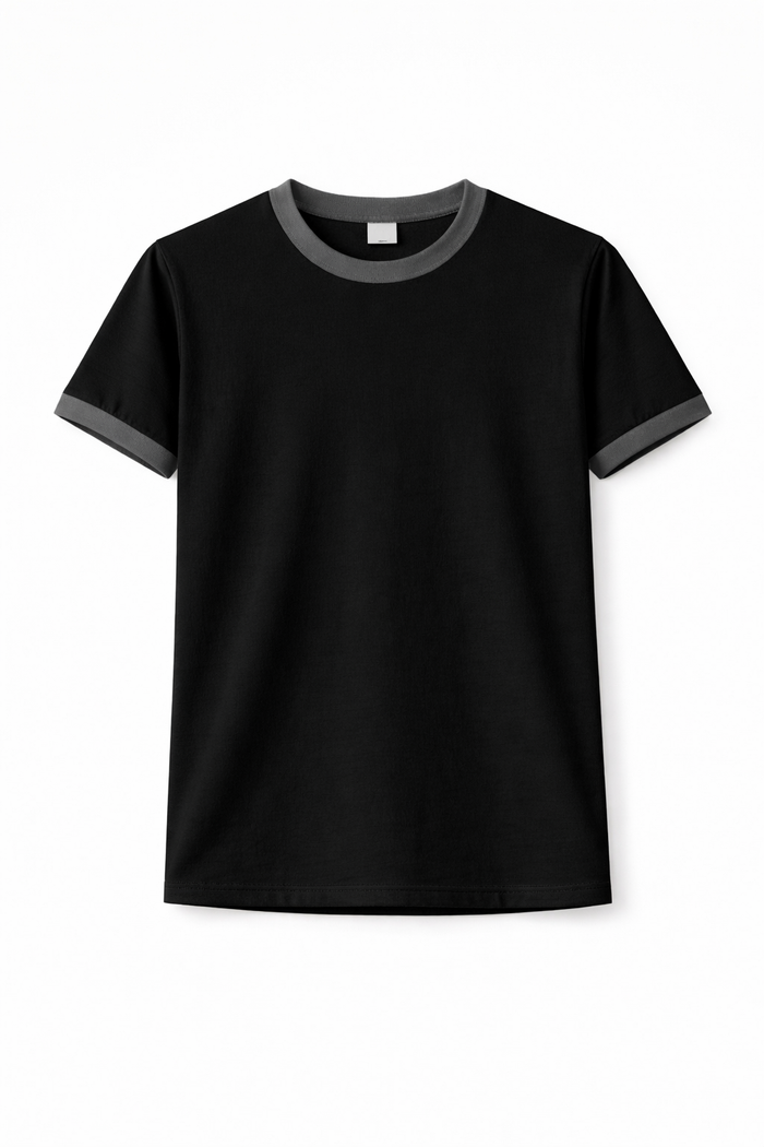 Rogue Muscle Ringer Tee | Black Grey