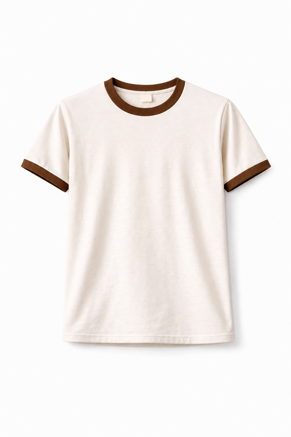 Rogue Muscle Ringer Tee | Off White Light Brown