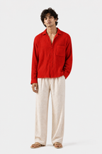 Breeze Summer Shirt : Blood Red