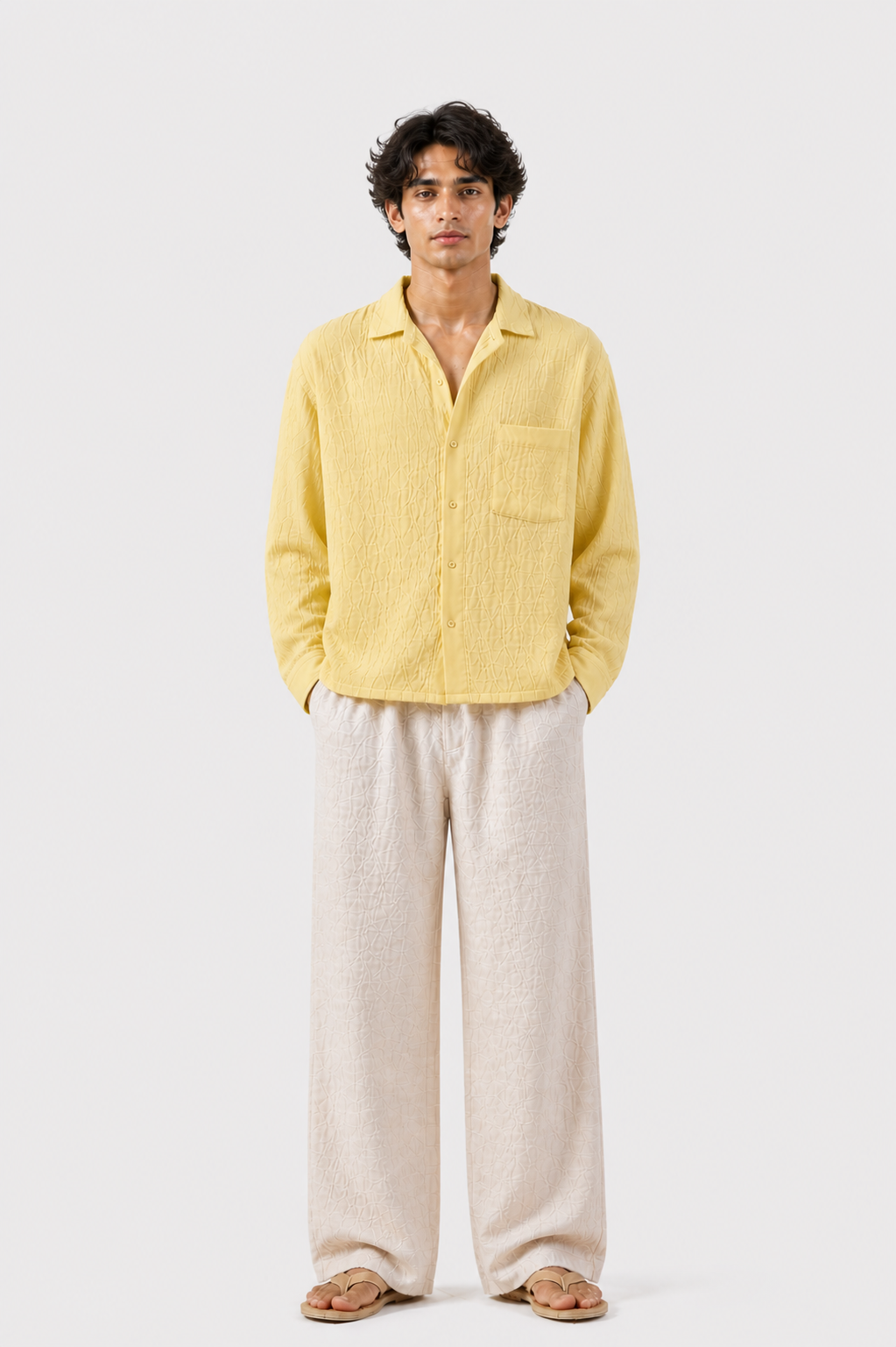 Breeze Summer Shirt : Pale Yellow