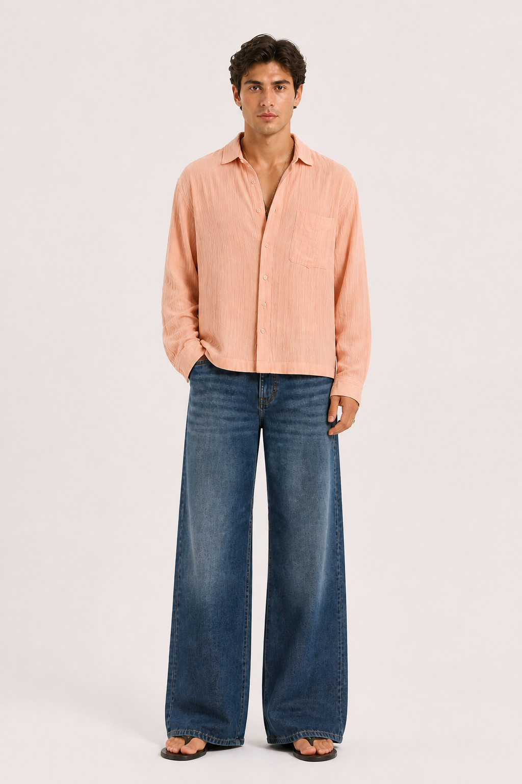 Breeze Summer Shirt : Peach
