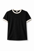 Rogue Muscle Ringer Tee | Black Off White