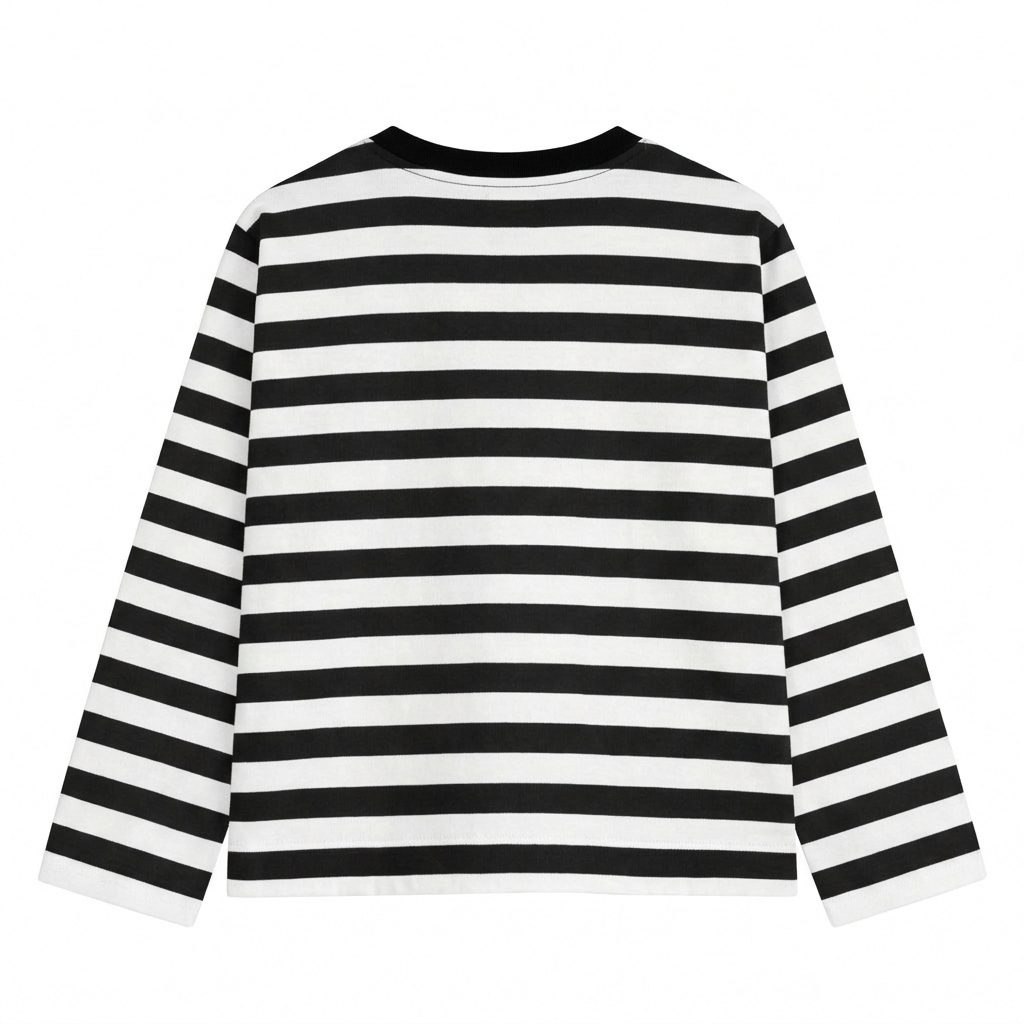 MONO STRIPE OVERSIZED TEE