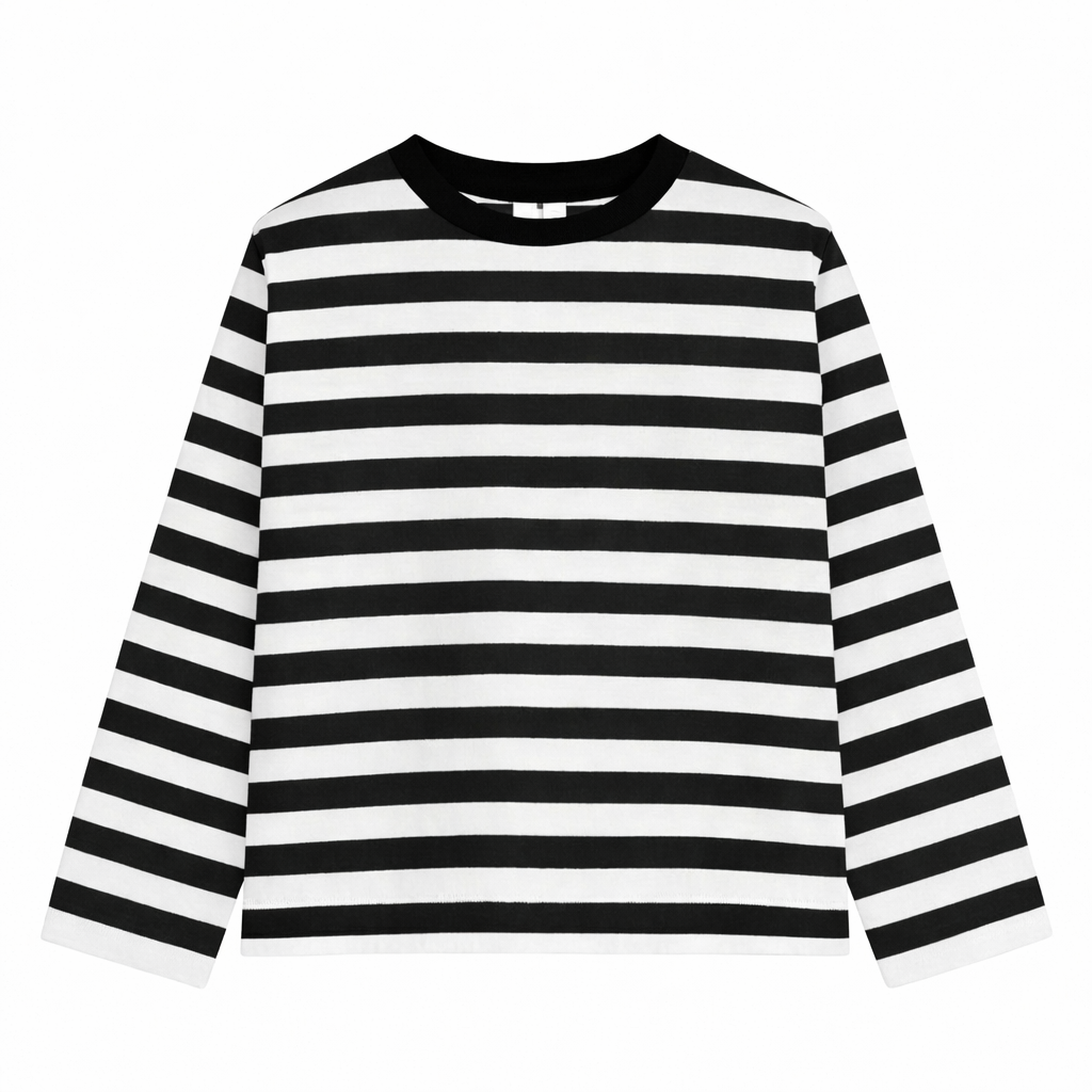 MONO STRIPE OVERSIZED TEE