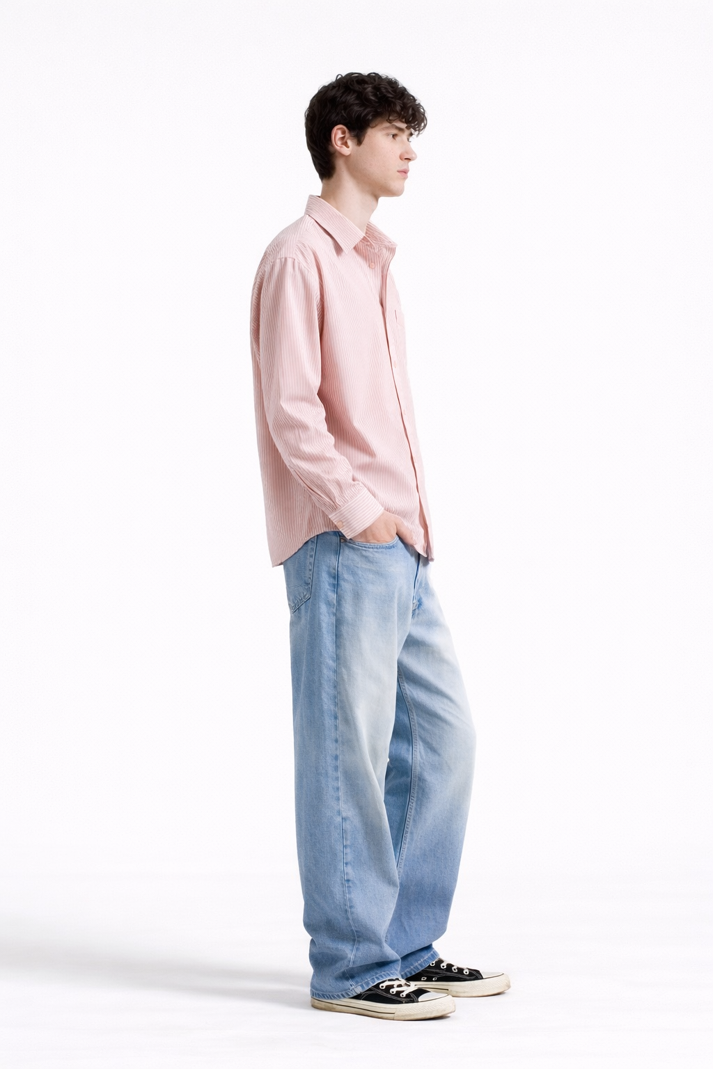 Petal Pink Stripe Shirt