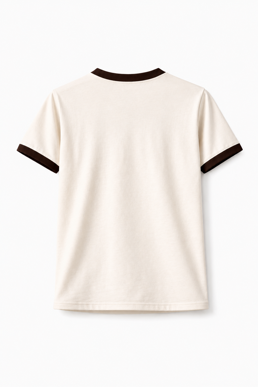 Rogue Muscle Ringer Tee | Off White Dark Brown