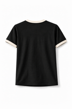 Rogue Muscle Ringer Tee | Black Off White