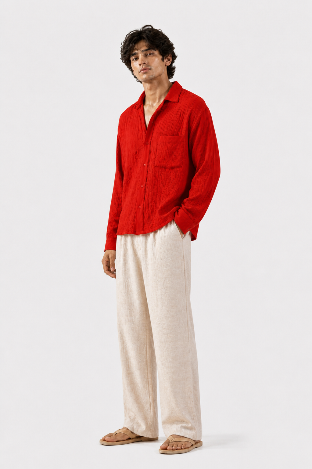 Breeze Summer Shirt : Blood Red