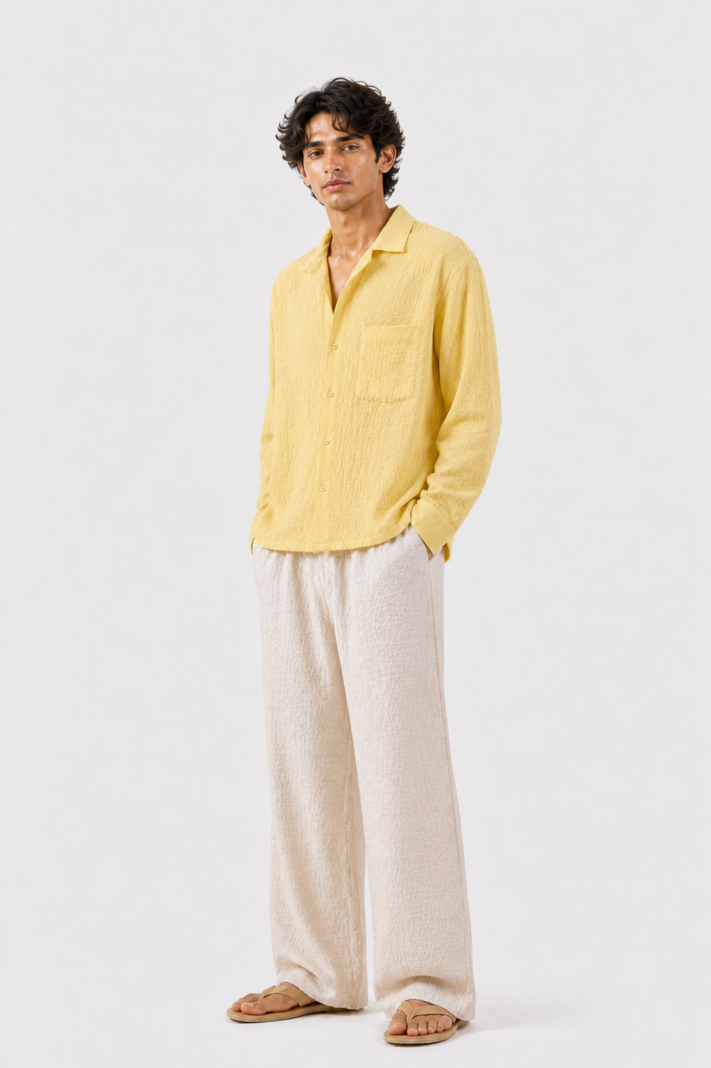 Breeze Summer Shirt : Pale Yellow