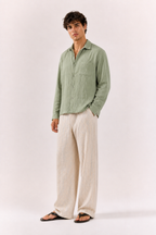 Breeze Summer Shirt : Pistachio Green