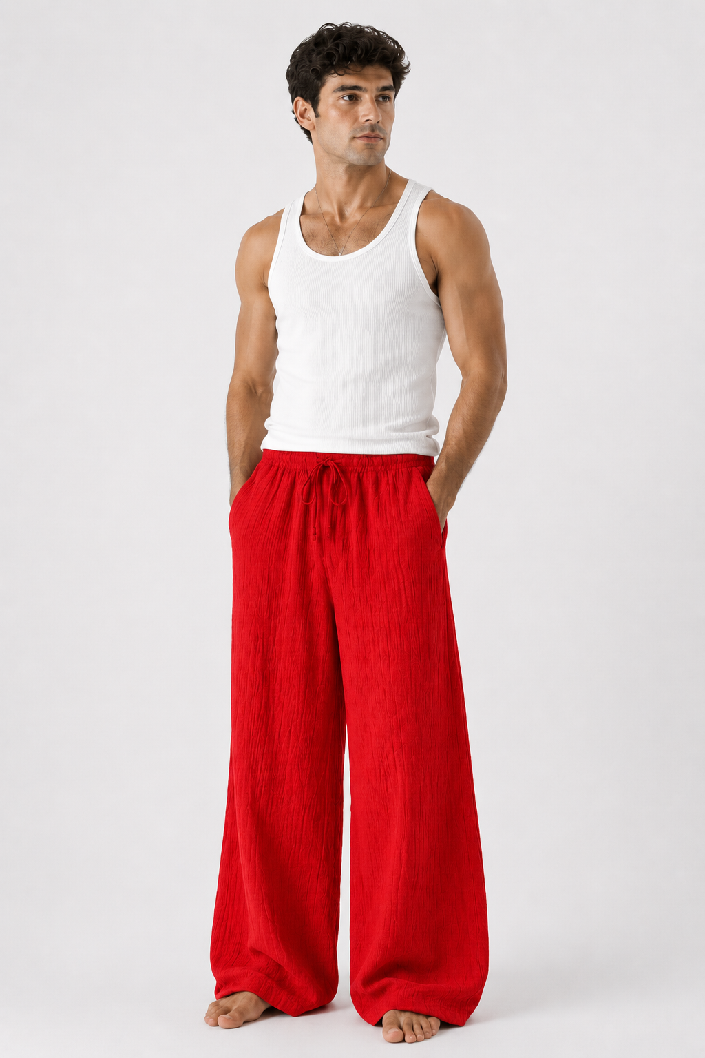 Breeze Summer Pants : Blood Red