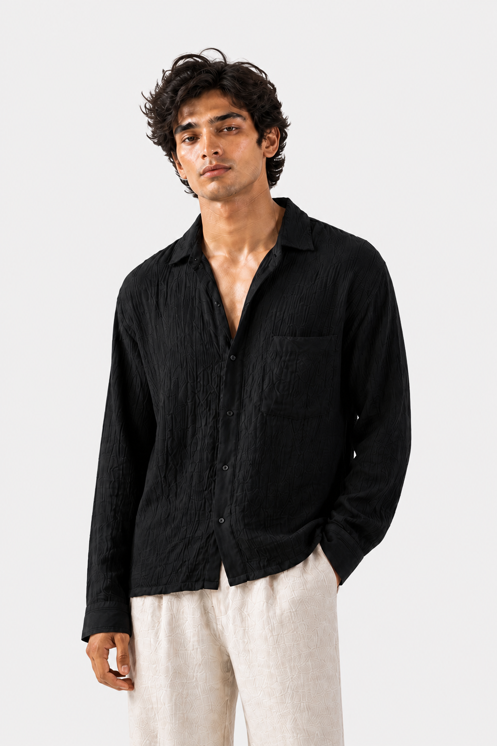 Breeze Summer Shirt : Black