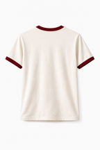 Rogue Muscle Ringer Tee | Off White Maroon