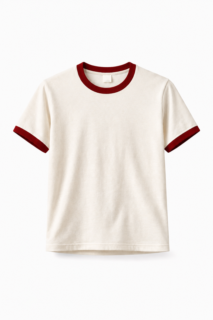 Rogue Muscle Ringer Tee | Off White Maroon
