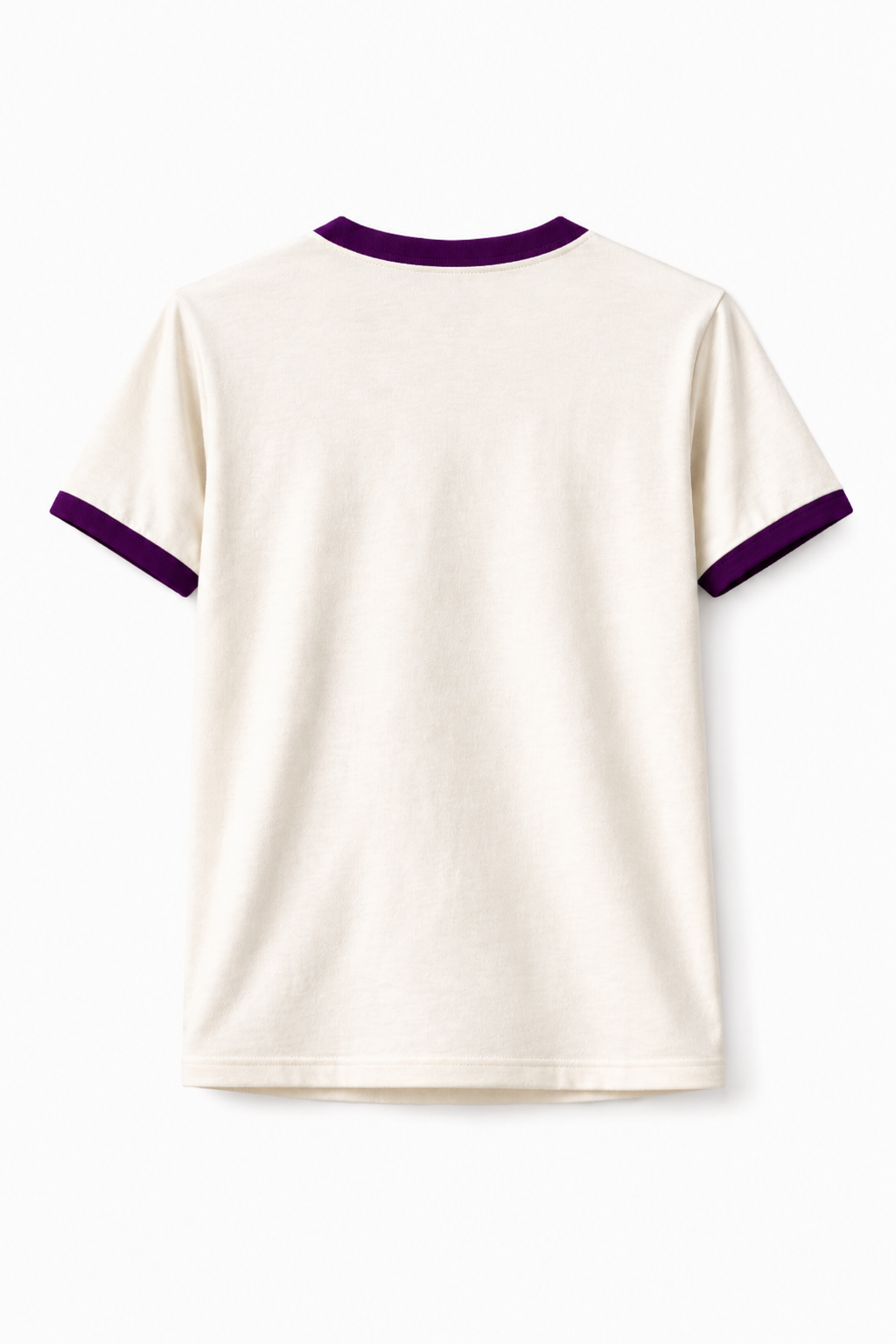 Rogue Muscle Ringer Tee | Off White Dark Purple