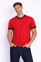 Rogue Muscle Ringer Tee | Red Black