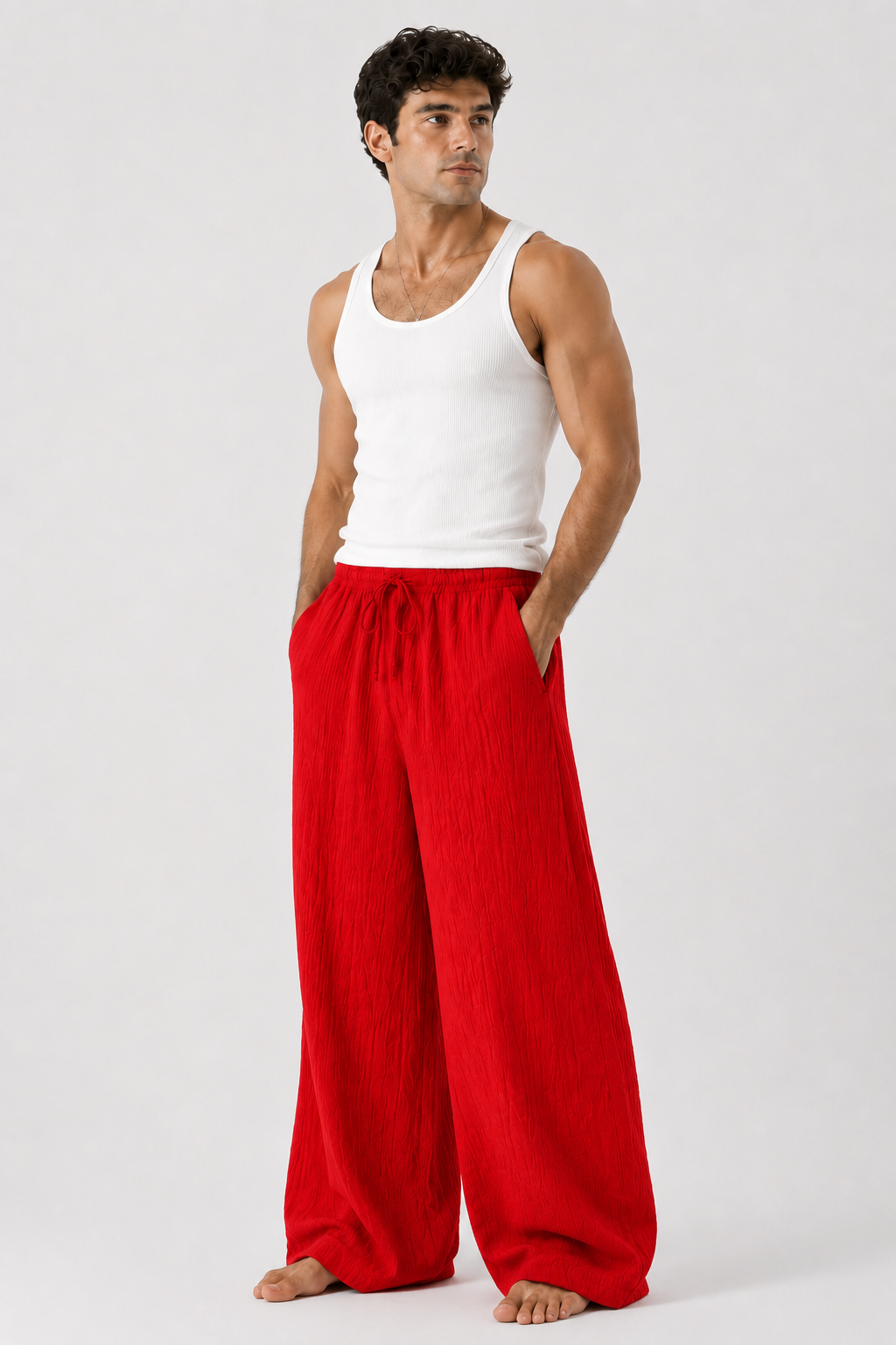 Breeze Summer Pants : Blood Red