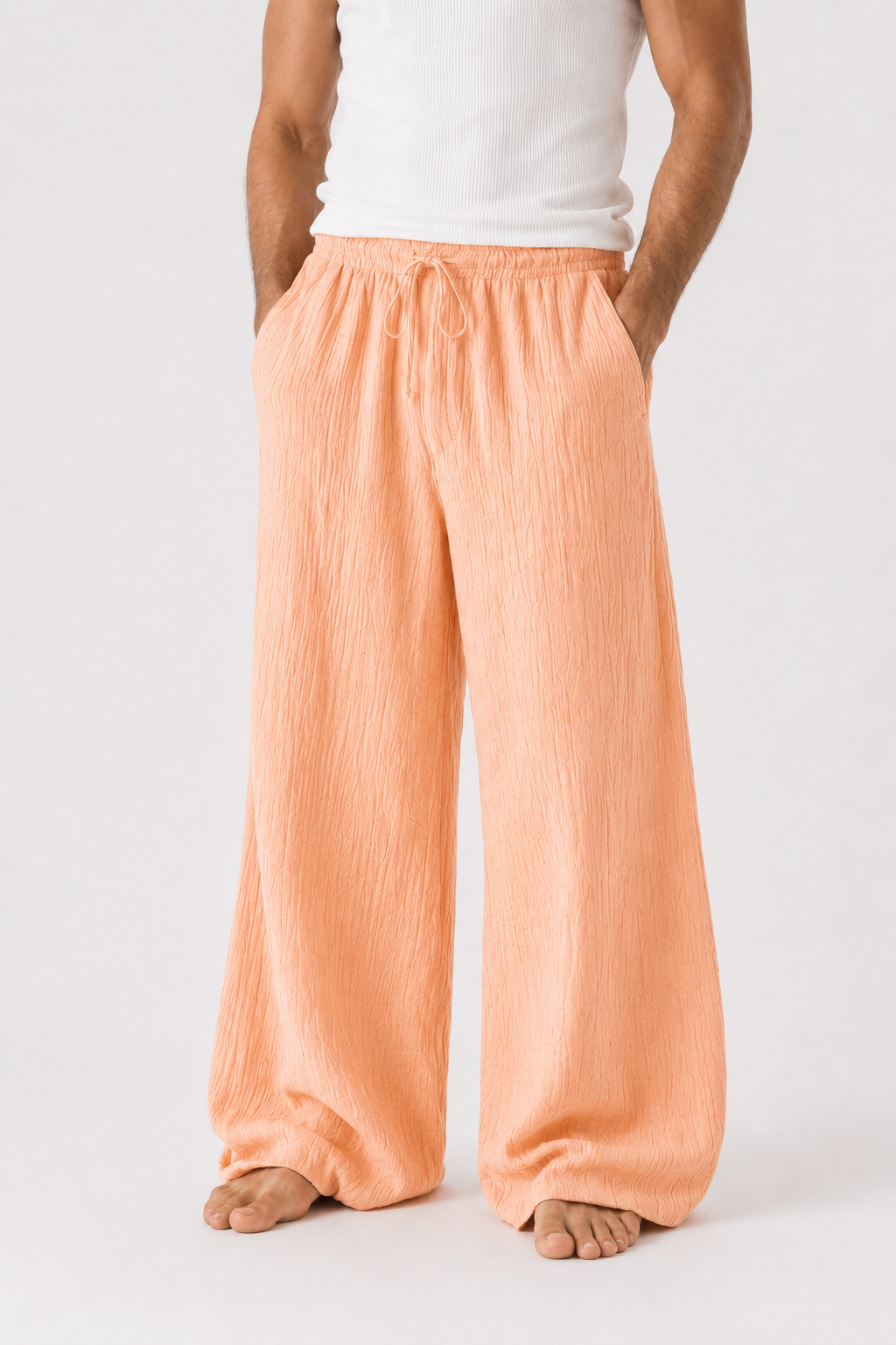 Breeze Summer Pants : Peach
