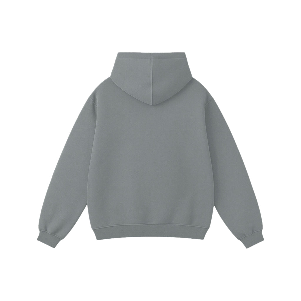 Bluish Grey Oversized Hoodie