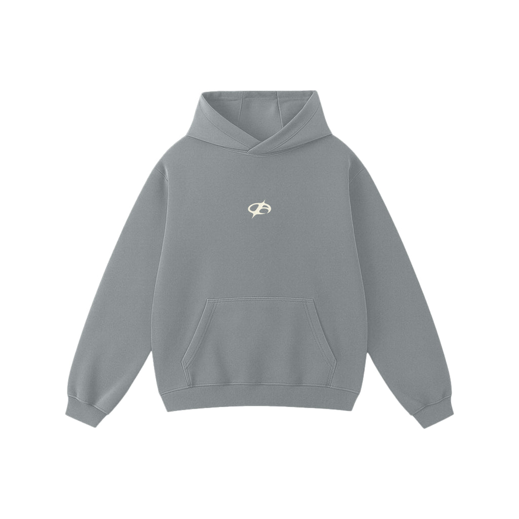 Bluish Grey Oversized Hoodie