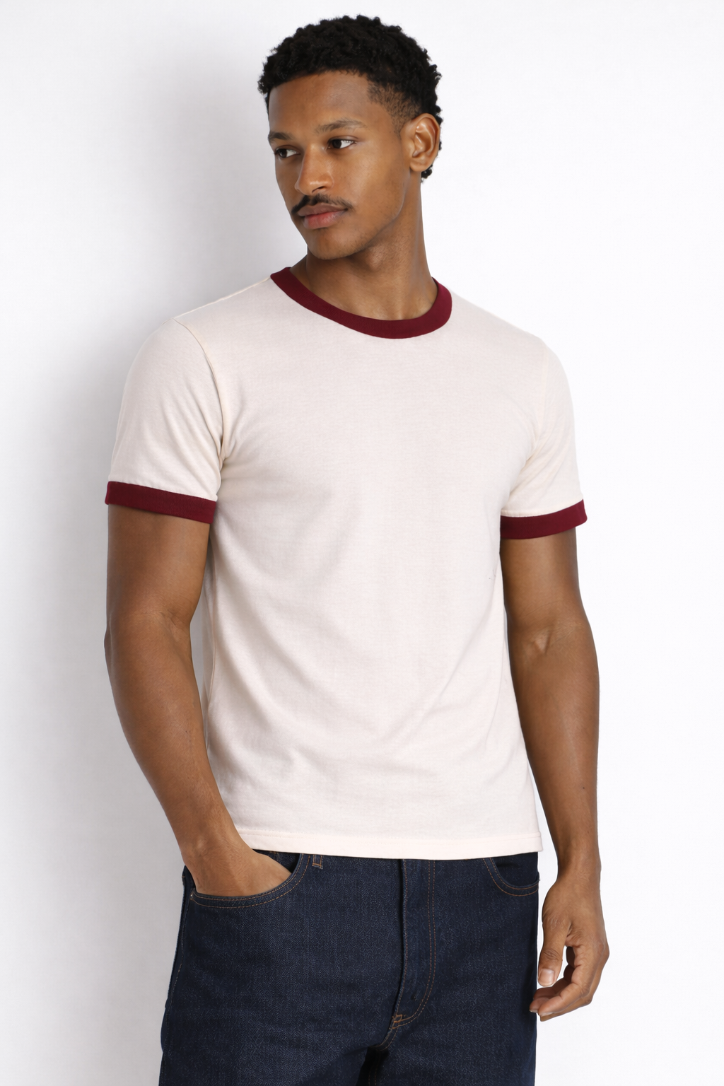 Rogue Muscle Ringer Tee | Maroon