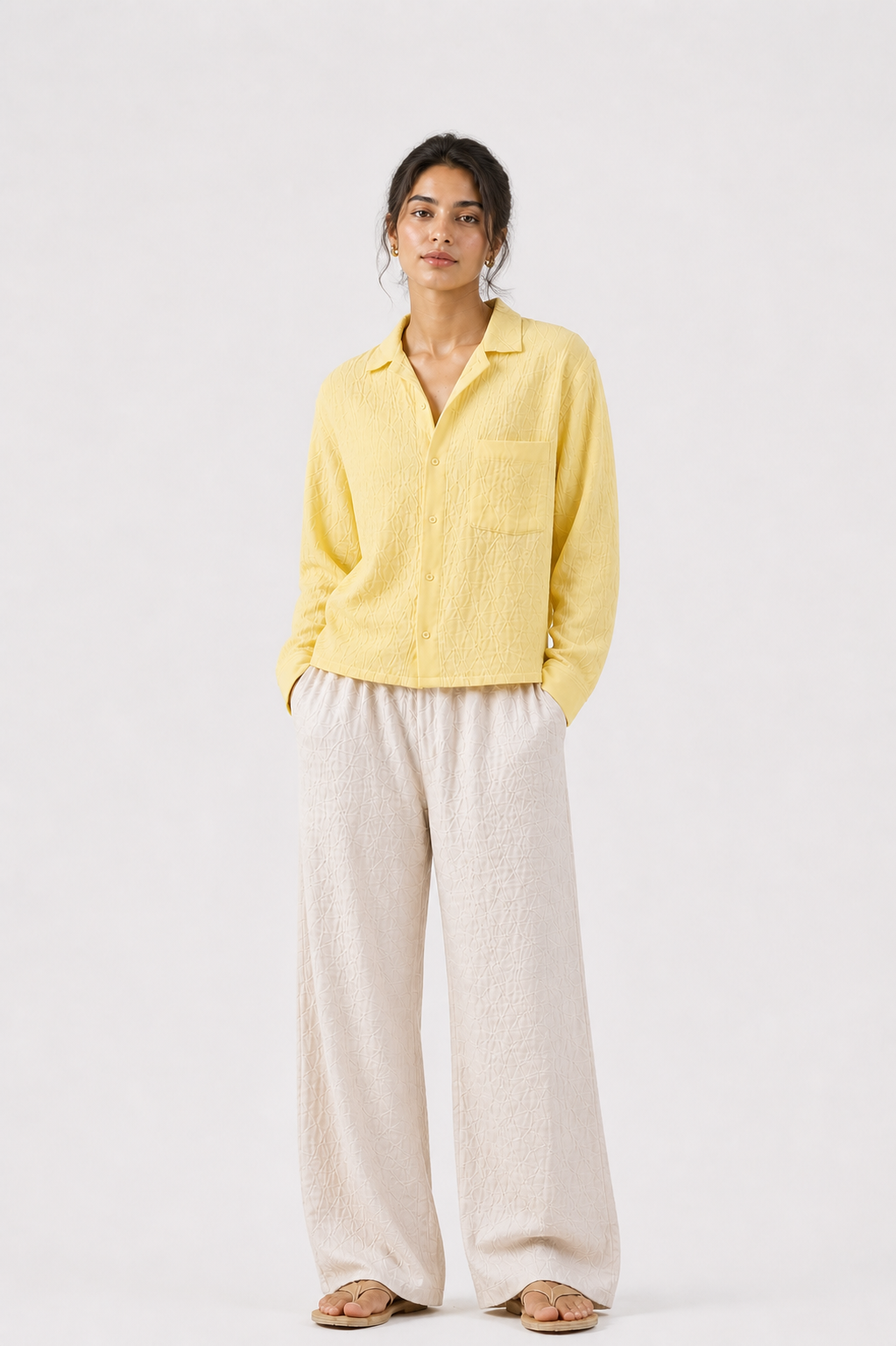 Breeze Summer Shirt : Pale Yellow