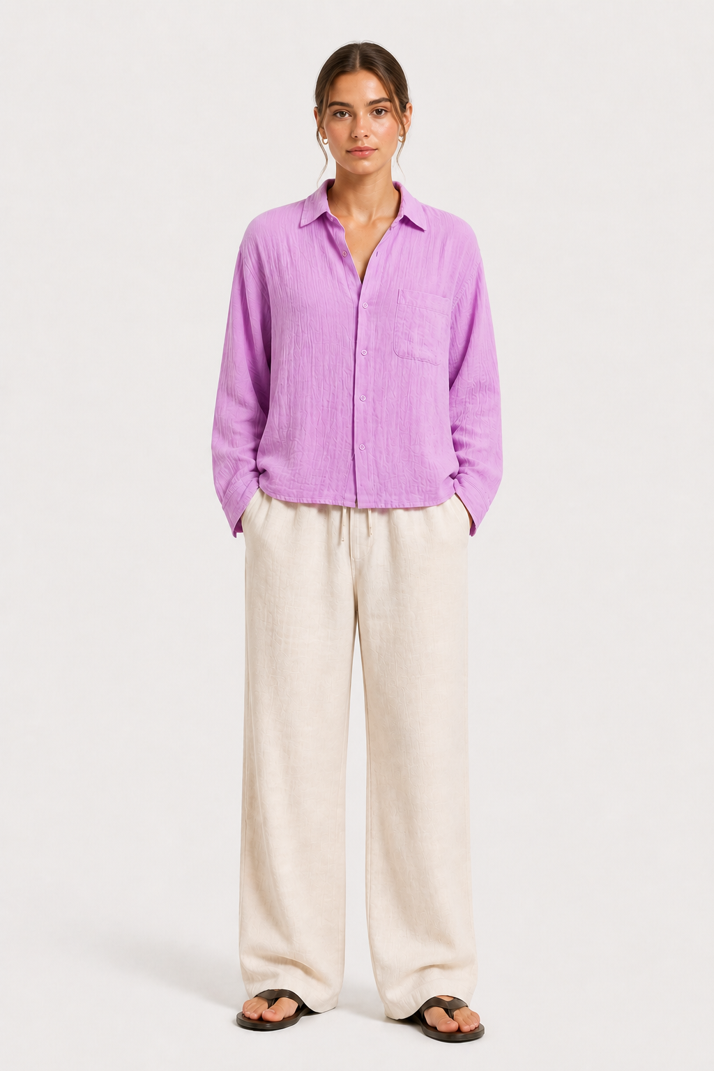 Breeze Summer Shirt : Lavender