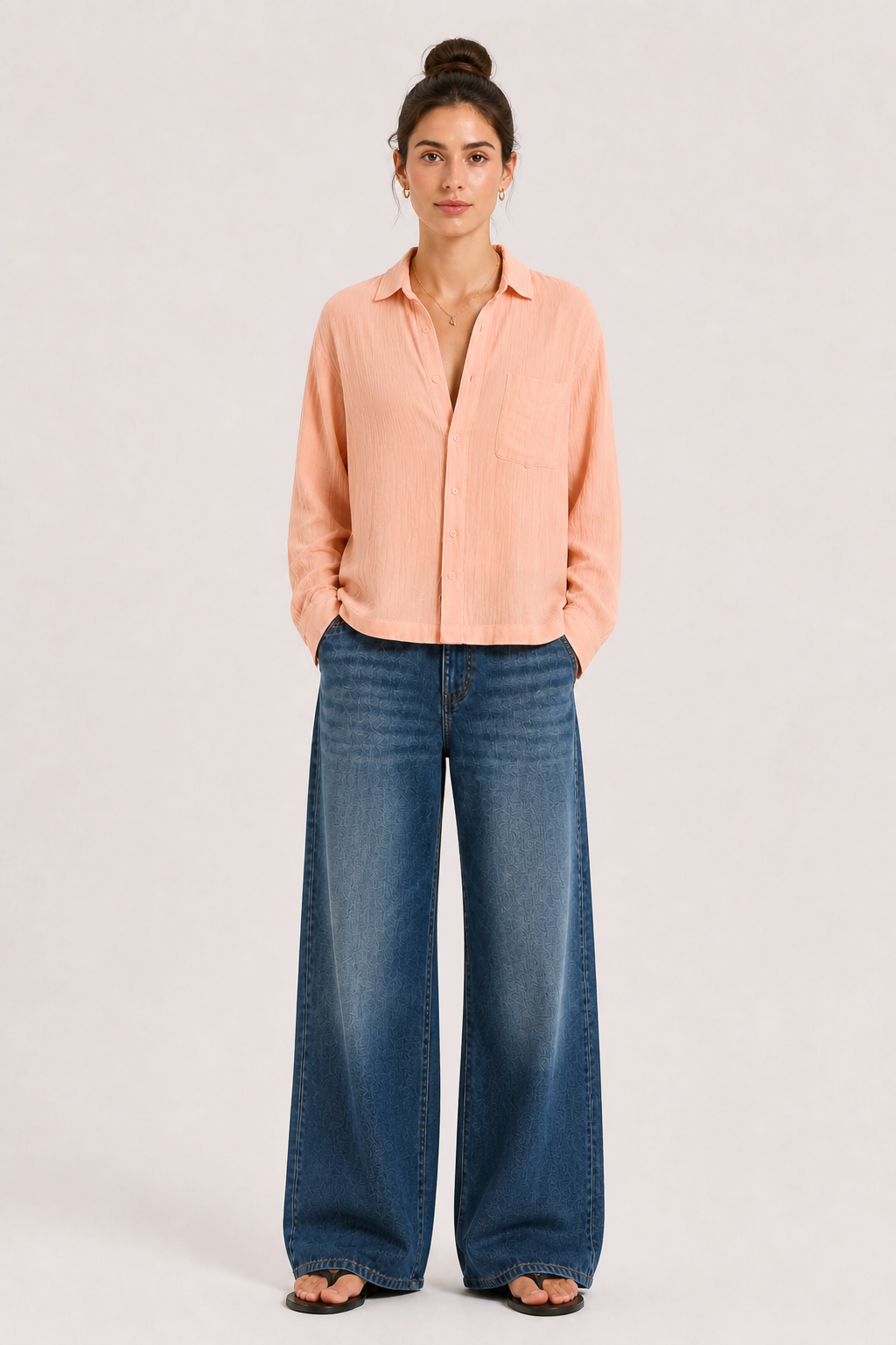 Breeze Summer Shirt : Peach