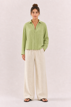 Breeze Summer Shirt : Sage Green