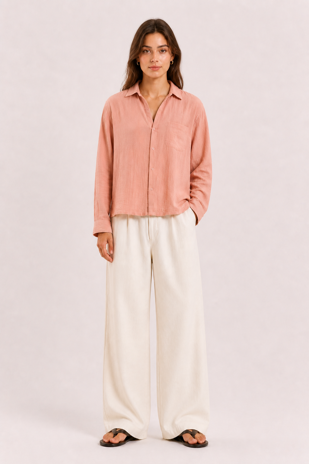 Breeze Summer Shirt : Blush Pink