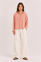 Breeze Summer Shirt : Blush Pink