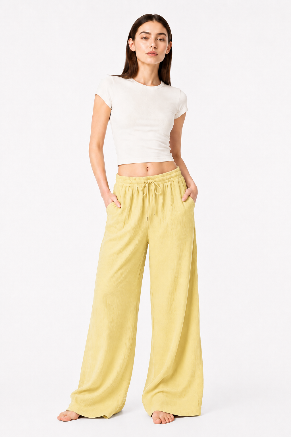 Breeze Summer Pants : Yellow