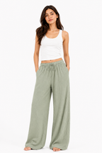 Breeze Summer Pants : Pistachio Green