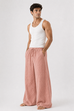 Breeze Summer Pants : Muted Blush Pink