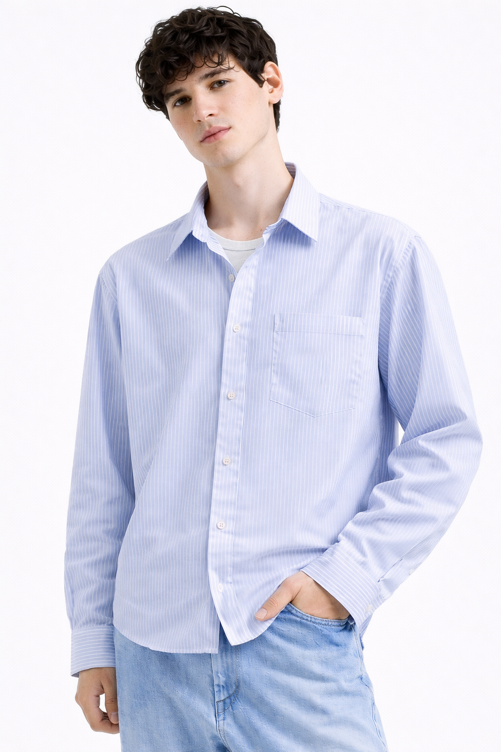 Sky Blue Stripe shirt