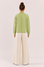 Breeze Summer Shirt : Sage Green