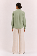 Breeze Summer Shirt : Pistachio Green