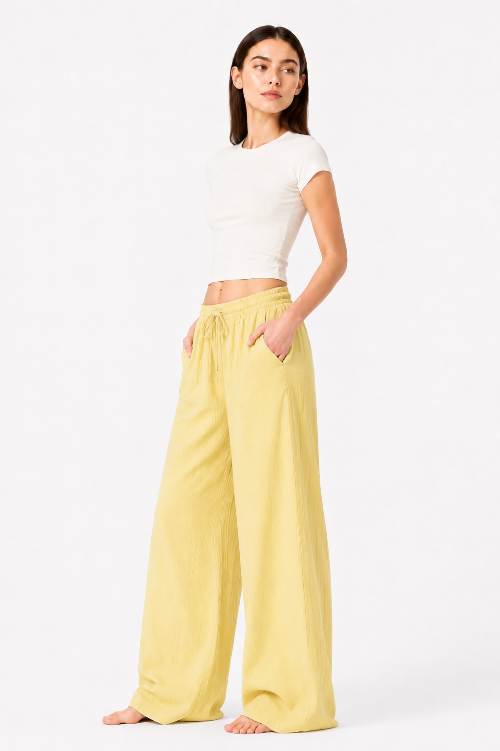 Breeze Summer Pants : Yellow