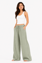 Breeze Summer Pants : Pistachio Green