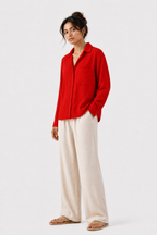 Breeze Summer Shirt : Blood Red