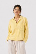 Breeze Summer Shirt : Pale Yellow