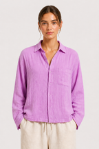 Breeze Summer Shirt : Lavender